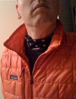 Rapha scarf, Patagonia Nano Puff Pullover