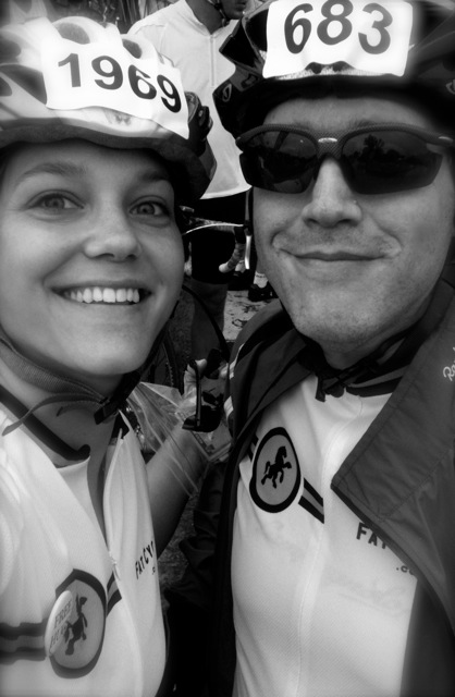 Jenni and Moi at the start