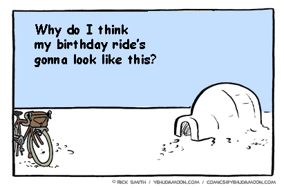 Birthday ride igloo